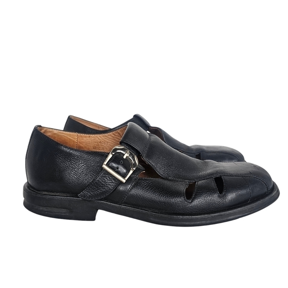 Sandro Fisherman Leather Sandals - Picture 2 of 8